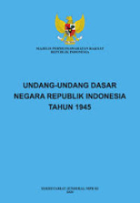 Image of Undang - Undang Dasar Negara Republik Indonesia Tahun 1945